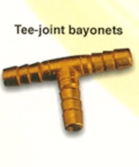 brass adapter tee-joint bayonets P-37